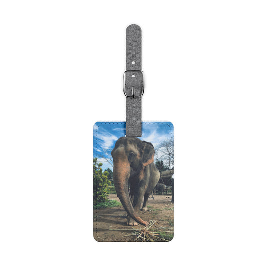 Elephants of Thailand (Saffiano Polyester Luggage Tag)