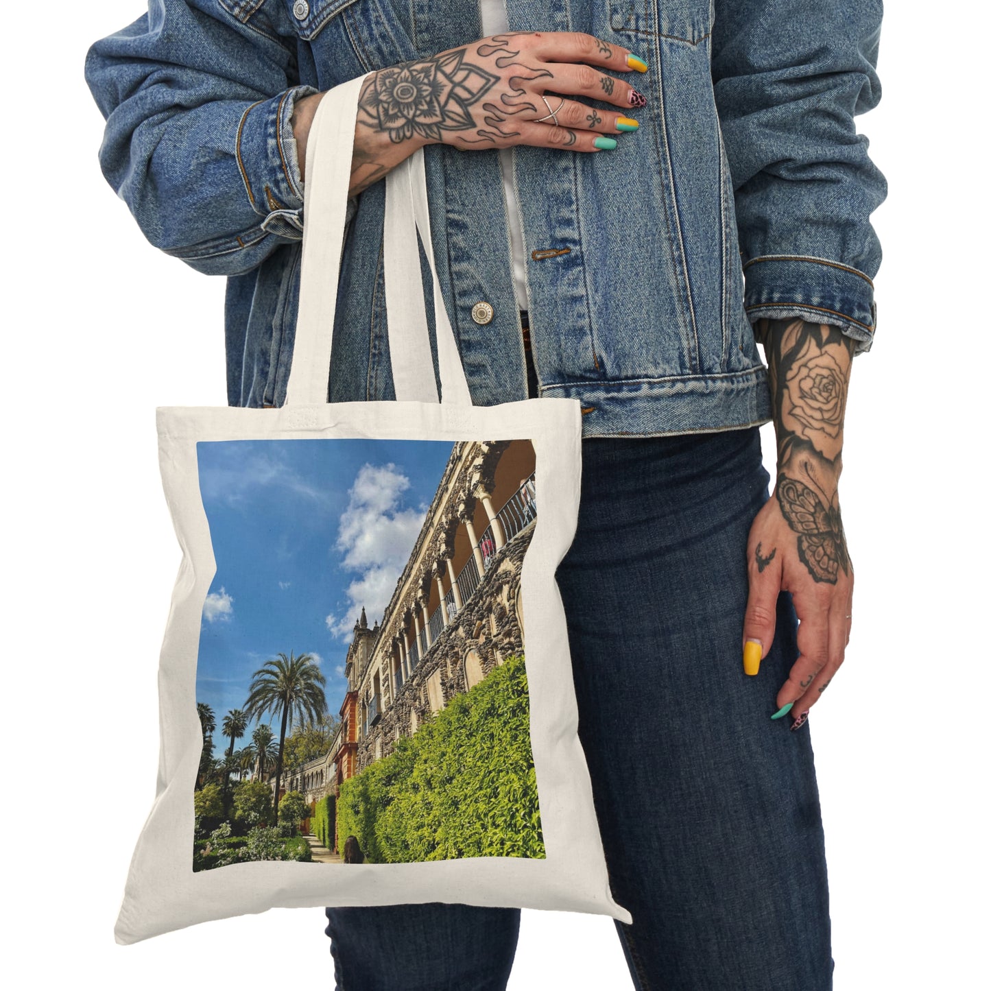 "Alcazar of Seville" (Natural Tote Bag)